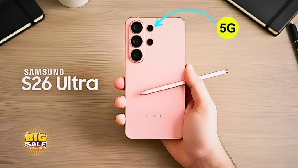 Samsung Galaxy S26 Ultra 5G 200MP Camera 180X Zoom & 8000mAh Battery